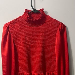 Christmas Red Blouse